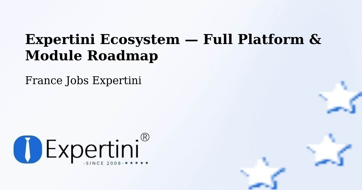 Expertini Ecosystem — Full Platform & Module Roadmap – Verlinghem